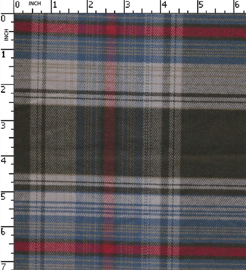 100% Cotton Yarn Dyed Twill Big Check