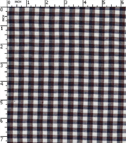 100% Cotton Yarn Dyed Plain Small Check