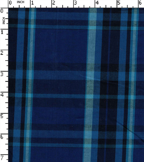 100% Cotton Yarn Dyed Plain Big Check