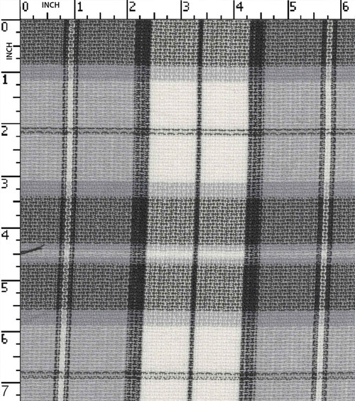 Cotton Polyester Yarn Dyed Dobby Big Check