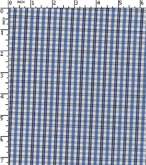100% Cotton Yarn Dyed Plain Small Check