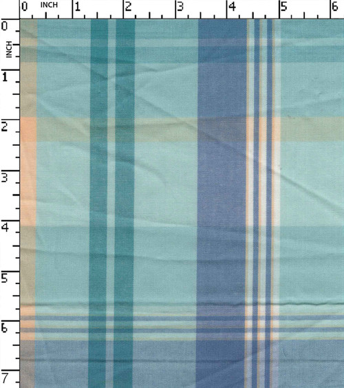 100% Cotton Yarn Dyed Plain Big Check