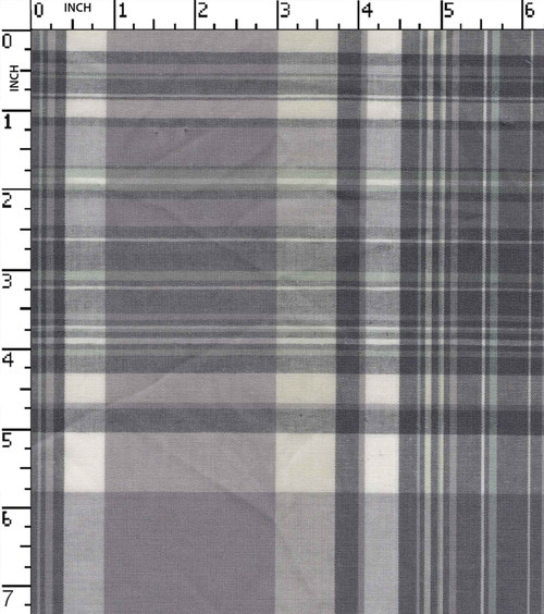 100% Cotton Yarn Dyed Plain Big Check