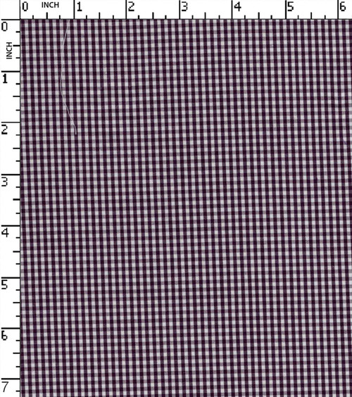 100% Cotton Yarn Dyed Plain Small Check