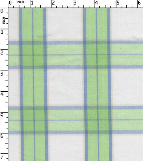 100% Cotton Yarn Dyed Plain Medium Check