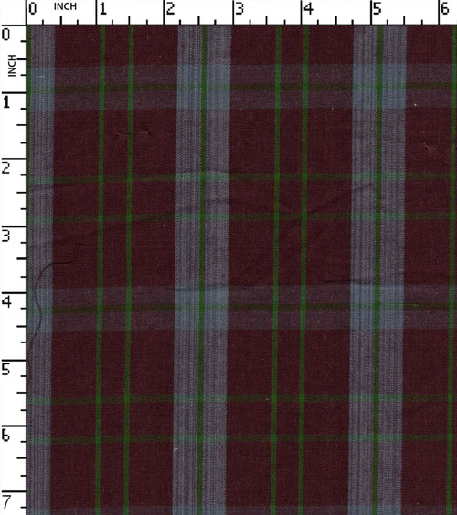 100% Cotton Yarn Dyed Plain Medium Check