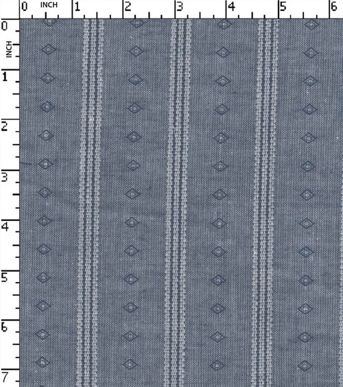 100% Cotton Yarn Dyed Dobby Stripe