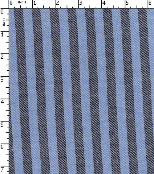 100% Cotton Yarn Dyed Twill 1Cm Stripe