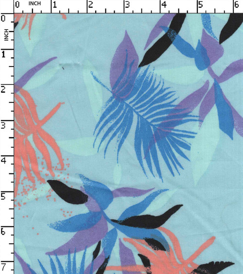 100% Cotton Printed Plain Leaf