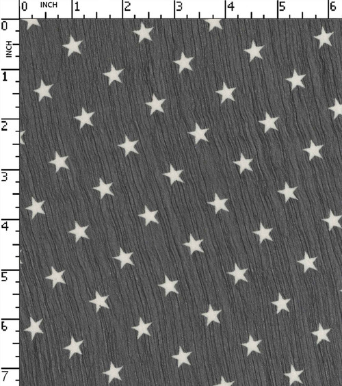 100% Polyester Printed Georgette Star