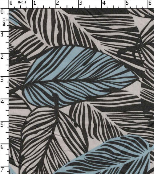 100% Viscose Printed Plain Leaf