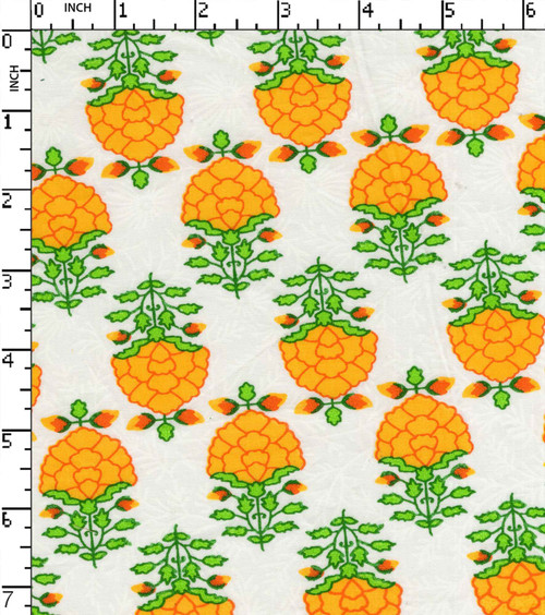 100% Cotton Printed Plain Flower