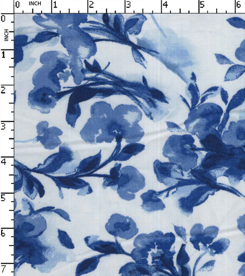 Cotton Polyester Printed Plain Floral