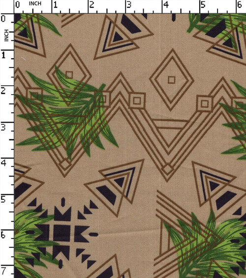 100% Cotton Printed Satin Abstract