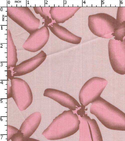 100% Cotton Printed Satin Petals