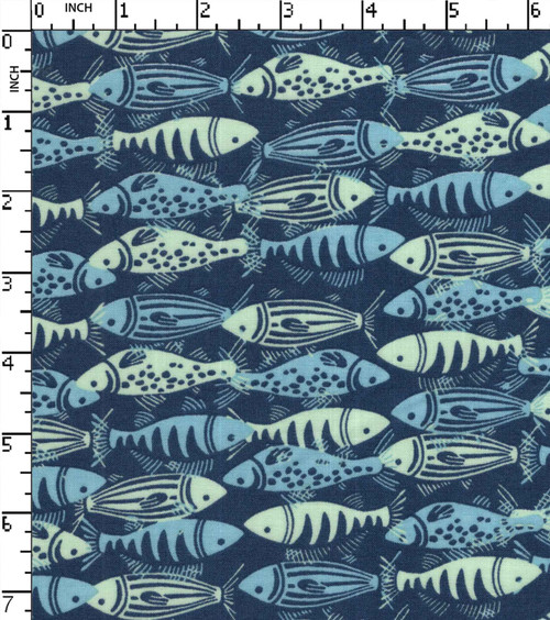 100% Cotton Printed Plain Fish
