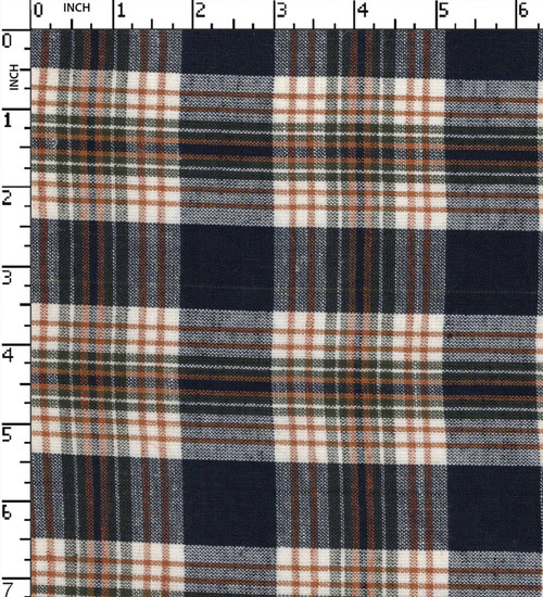 100% Cotton Yarn Dyed Plain  Big Checks