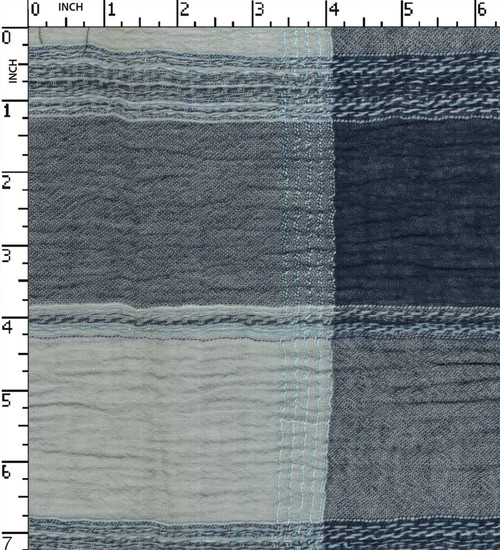 100% Cotton Yarn Dyed Dobby Big Checks