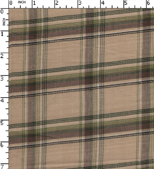 100% Cotton Yarn Dyed Twill Medium Checks