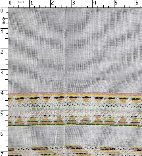 Polyester Cotton Yarn Dyed Jacquard Uneven Stripe