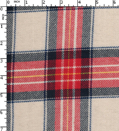 100% Cotton Yarn Dyed Twill Medium Check