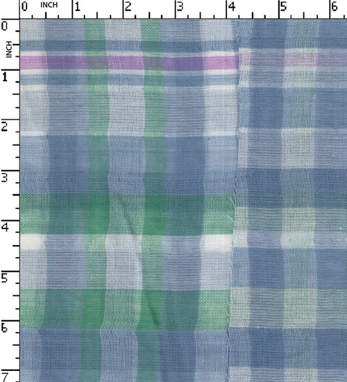 100% Cotton Yarn Dyed Double Cloth Big Check