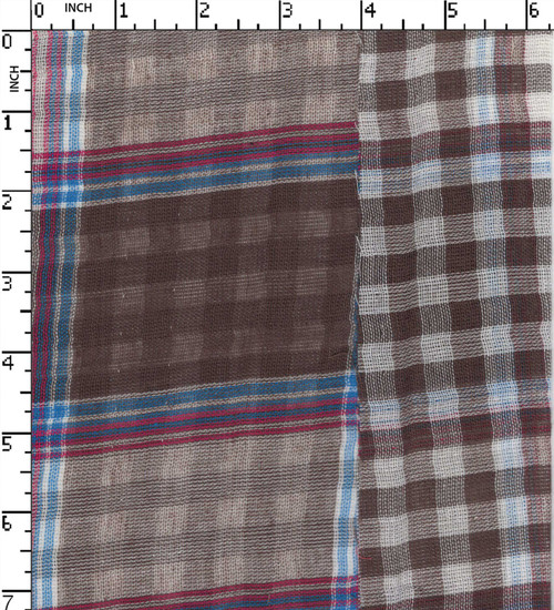 100% Cotton Yarn Dyed Double Cloth Big Check