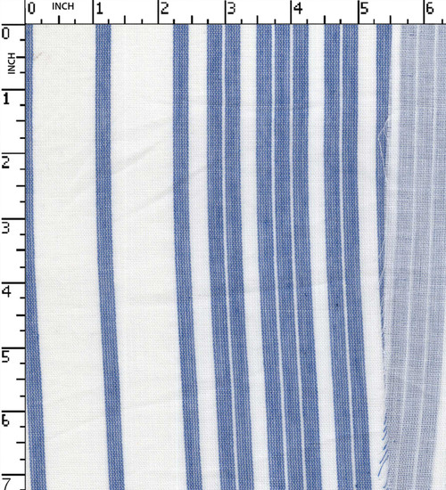 100% Cotton Yarn Dyed Double Cloth Uneven Stripe