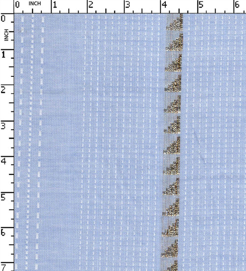 Cotton Lurex Yarn Dyed Dobby Uneven Stripe