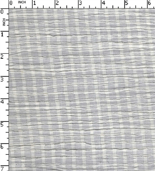 Cotton Lycra Greige Dobby Check