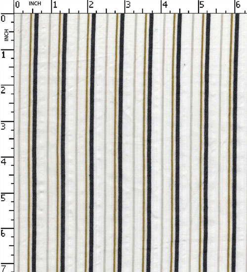 100% Cotton Yarn Dyed Dobby Uneven Stripe