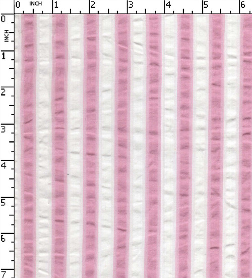100% Cotton Yarn Dyed Seersucker Thik Thin Stripe