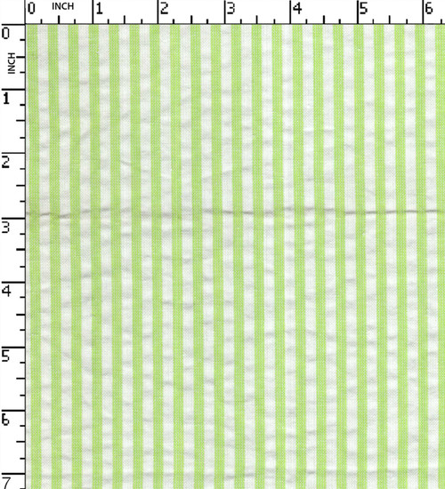 Cotton Polyester Yarn Dyed Seersucker 3Mm Stripe