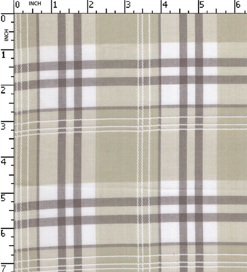 100% Cotton Yarn Dyed Dobby Big Check