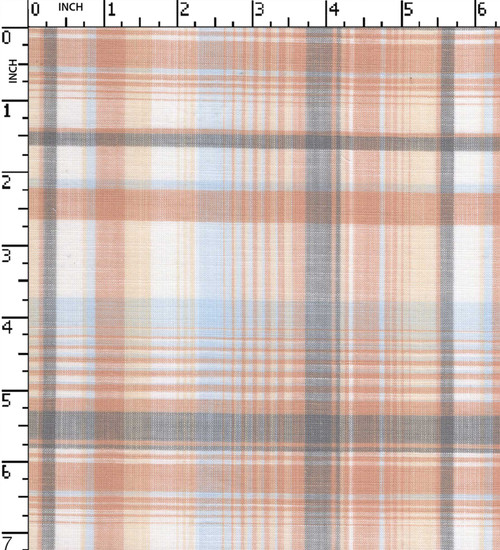 100% Cotton Yarn Dyed Plain Big Check