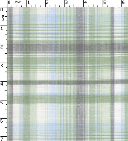 100% Cotton Yarn Dyed Plain Big Check