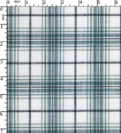 100% Cotton Yarn Dyed Plain Big Check