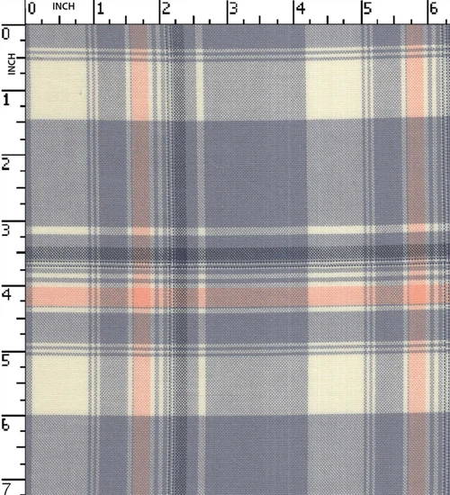 100% Cotton Yarn Dyed Oxford Big Check