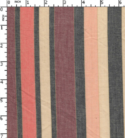 Cotton Lurex Yarn Dyed Plain Uneven Stripe