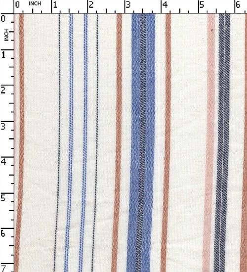 100% Cotton Yarn Dyed Dobby Uneven Stripe