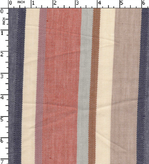100% Cotton Yarn Dyed Dobby Uneven Stripe