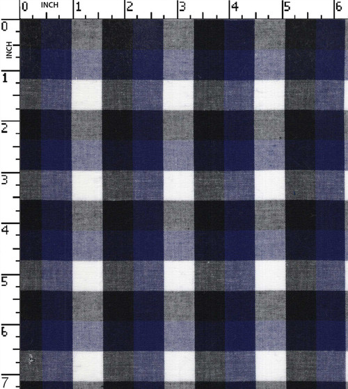 100% Cotton Yarn Dyed Plain Small Check