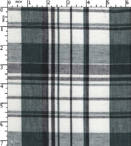 100% Cotton Yarn Dyed Plain Big Check