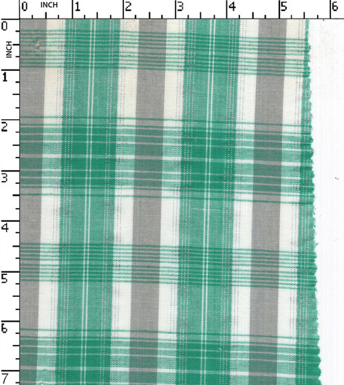 Cotton Lurex Yarn Dyed Plain Medium Check