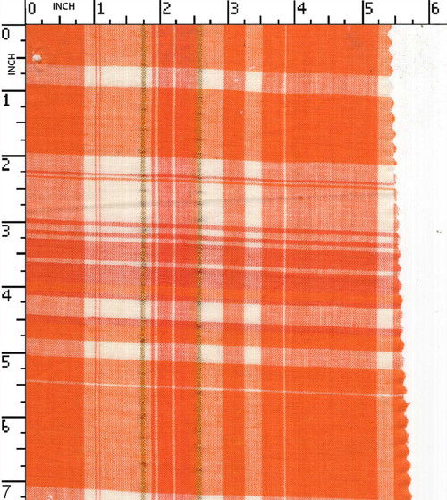 Cotton Lurex Yarn Dyed Plain Big Check