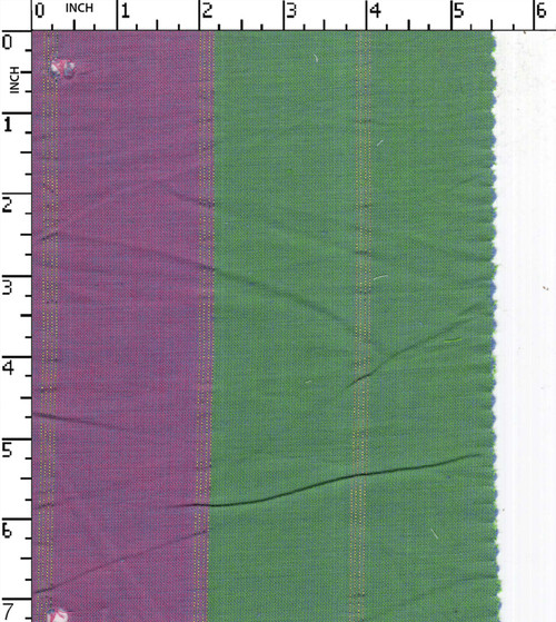 Cotton Lurex Yarn Dyed Plain Broad Stripe
