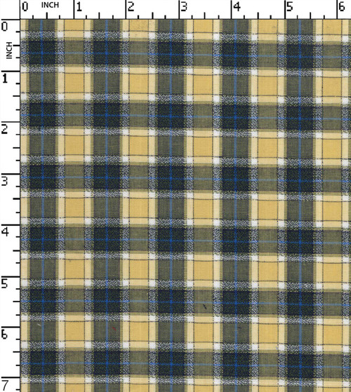 100% Cotton Yarn Dyed Dobby Small Check
