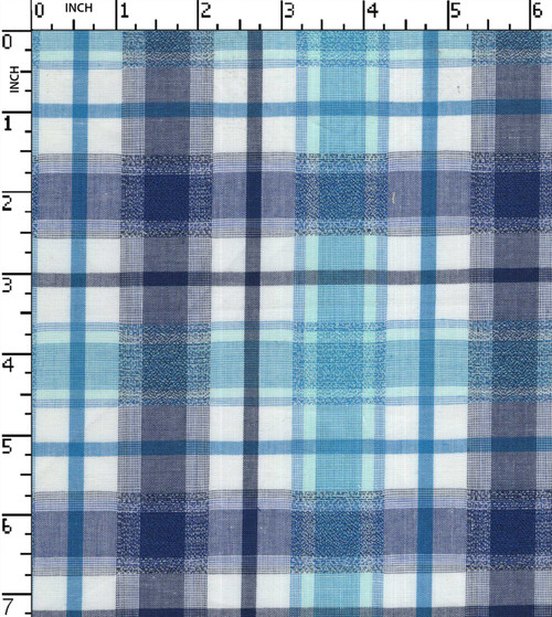 100% Cotton Yarn Dyed Dobby Big Check