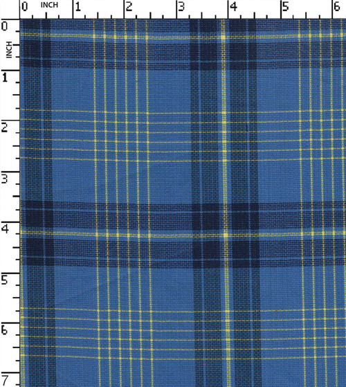 Cotton Polyester Yarn Dyed Dobby Big Check