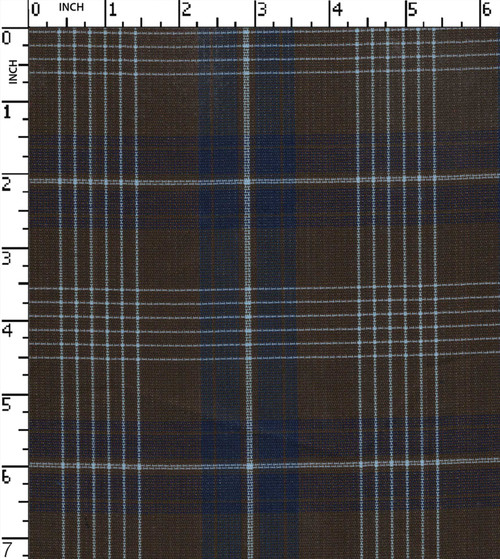 Cotton Polyester Yarn Dyed Dobby Big Check